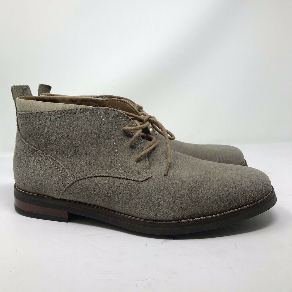 Cole Haan Ogden Stitch Suede Chukka Boot Size 11M Gray Style c23872 New